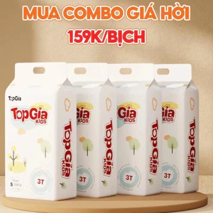 Bỉm Dùng Cho Bé Topgia Tã/bỉm quần dán TopGiaKids pH<7 an toàn cho da, khô thoáng thấm hút tốt đủ size S /M / L/XL