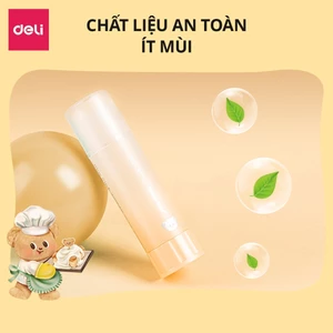 Hồ Dán Khô Deli x ButterBear – Keo Dán Giấy Mini, Siêu Dính, Khô Nhanh, Phù Hợp Học Sinh & Văn Phòng