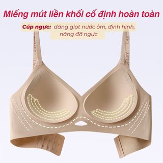 Áo ngực nữ cao cấp su xịn mềm mịn thoáng mát đệm mút 3D ôm nâng ngực định hình chống xệ DEVARI A960