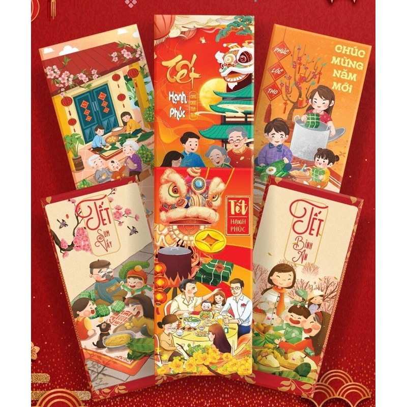 BAO LÌ XÌ TRUYỀN THỐNG TẾT 2025 – RƯỚC LỘC VỀ NHÀ, CẢ NĂM PHÁT TÀI!