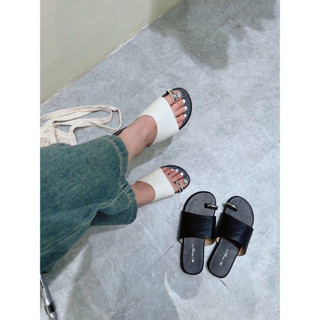 Dép Xỏ Ngón Bạc Ngang Hàng Nhập QC Fullbox Mieo Shoes D3050 D3051