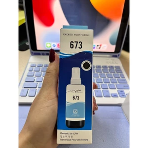 Mực In Epson T6735 (Xanh Nhạt – Light Cyan) Refill Ink Chính Hãng