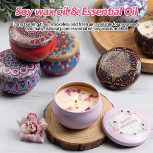Nến Thơm Mini Thơm Phòng, Nến Thơm Handmade Giúp Thư Giãn Và Decor Trang Trí Cho Không Gian Lãng Mạn