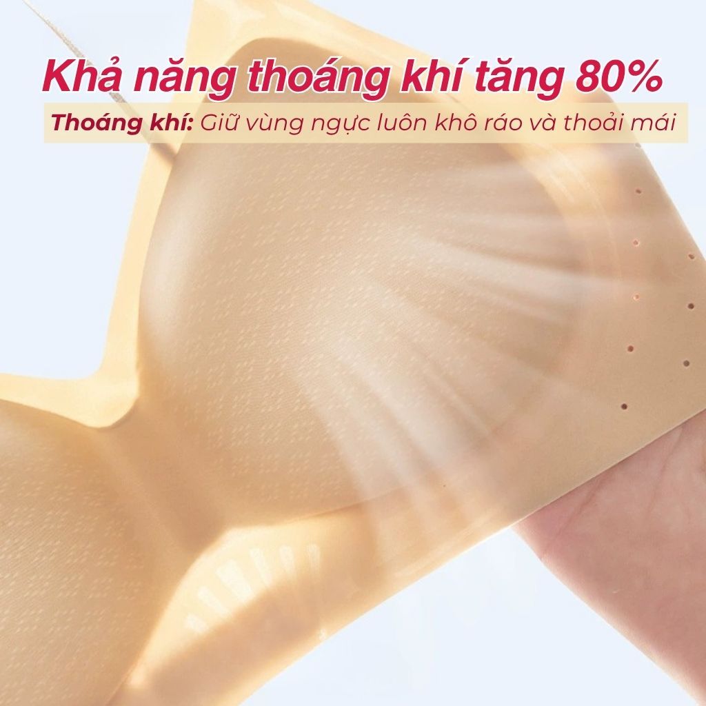[Hàng loại 1] Áo ngực cao cấp su nữ vân sọc đệm mút mỏng nhẹ 3D nâng đỡ ngực tự nhiên LANIXA A925