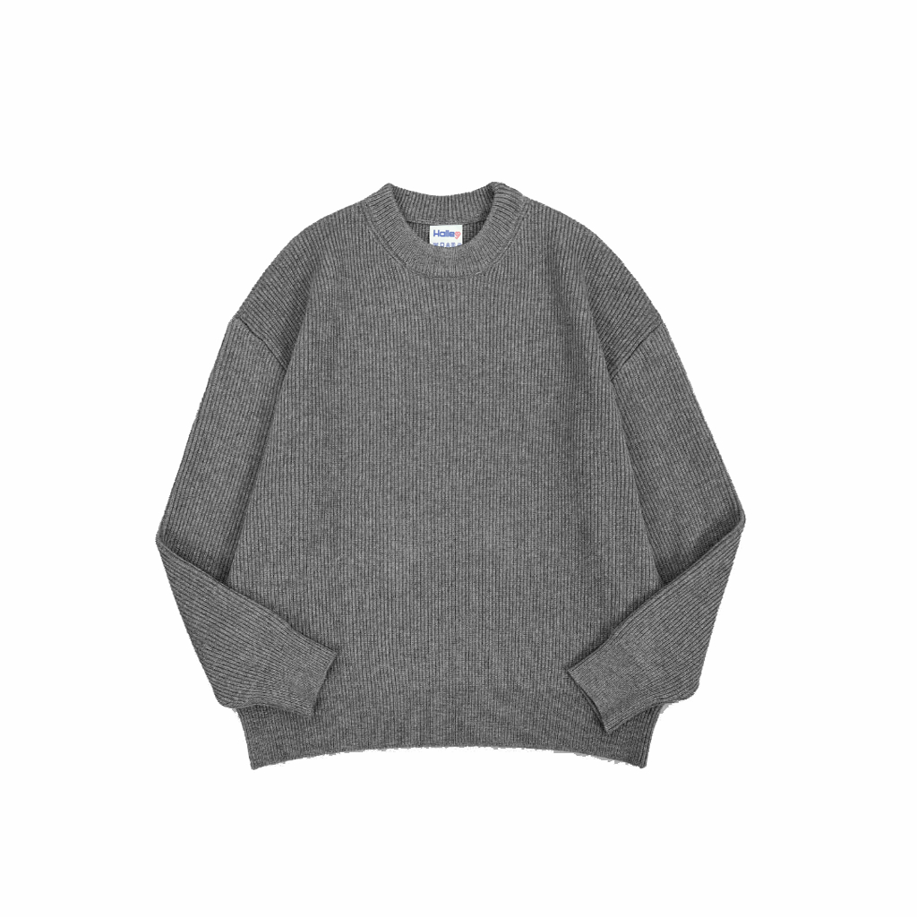 Áo len dài tay nam nữ unisex form rộng chất len lông thỏ ấm áp mềm mịn thu đông Halley N39
