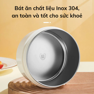 Hộp Cơm Giữ Nhiệt Yadel Có Túi Giữ Nhiệt, Chất Liệu Inox 304, Cách Nhiệt 6 Lớp Chống Bỏng Chống Tràn
