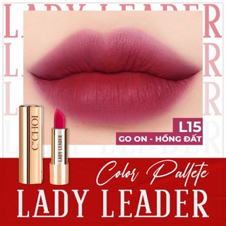 Son sáp lì C'Choi Lady Leader Go On Mịn Mượt Nhẹ Môi An Toàn Cho Phụ Nữ Có Thai L15