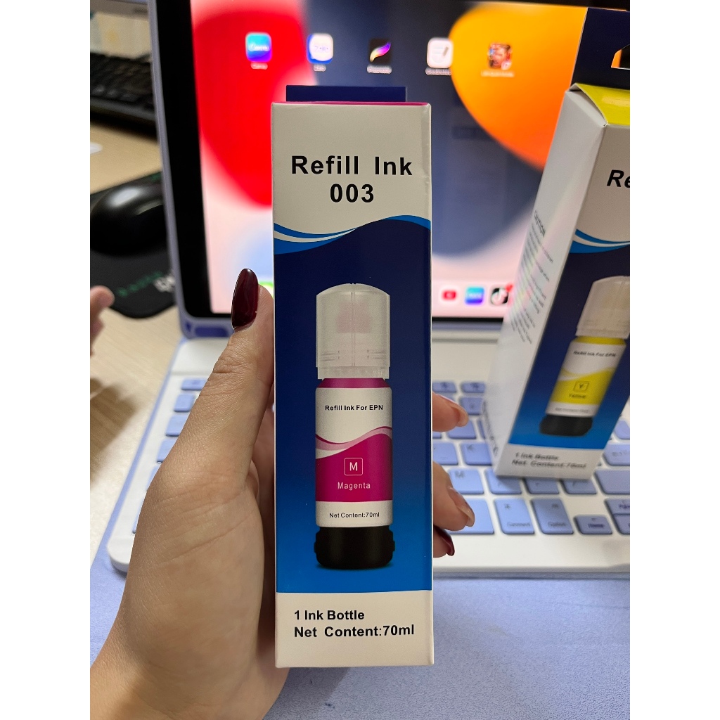 Mực In Epson 003Y (Vàng – Yellow) Refill Ink Chính Hãng