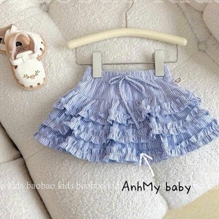 CHÂN VÁY CARO / CHÂN VÁY REN MIX CÙNG ÁO KIỂU SIÊU XINH | AnhMy Baby