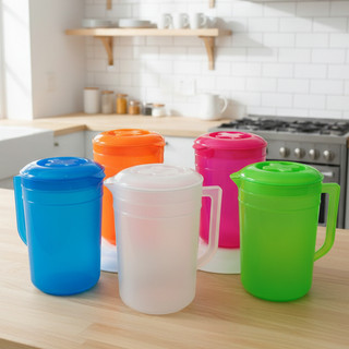 Ca nhựa nhiều màu nhựa PP dùng đựng nước trà đá nhiều size 1200ml-1600ml-2000ml-2500ml - CA NẮP NHỰA - Phương Trang
