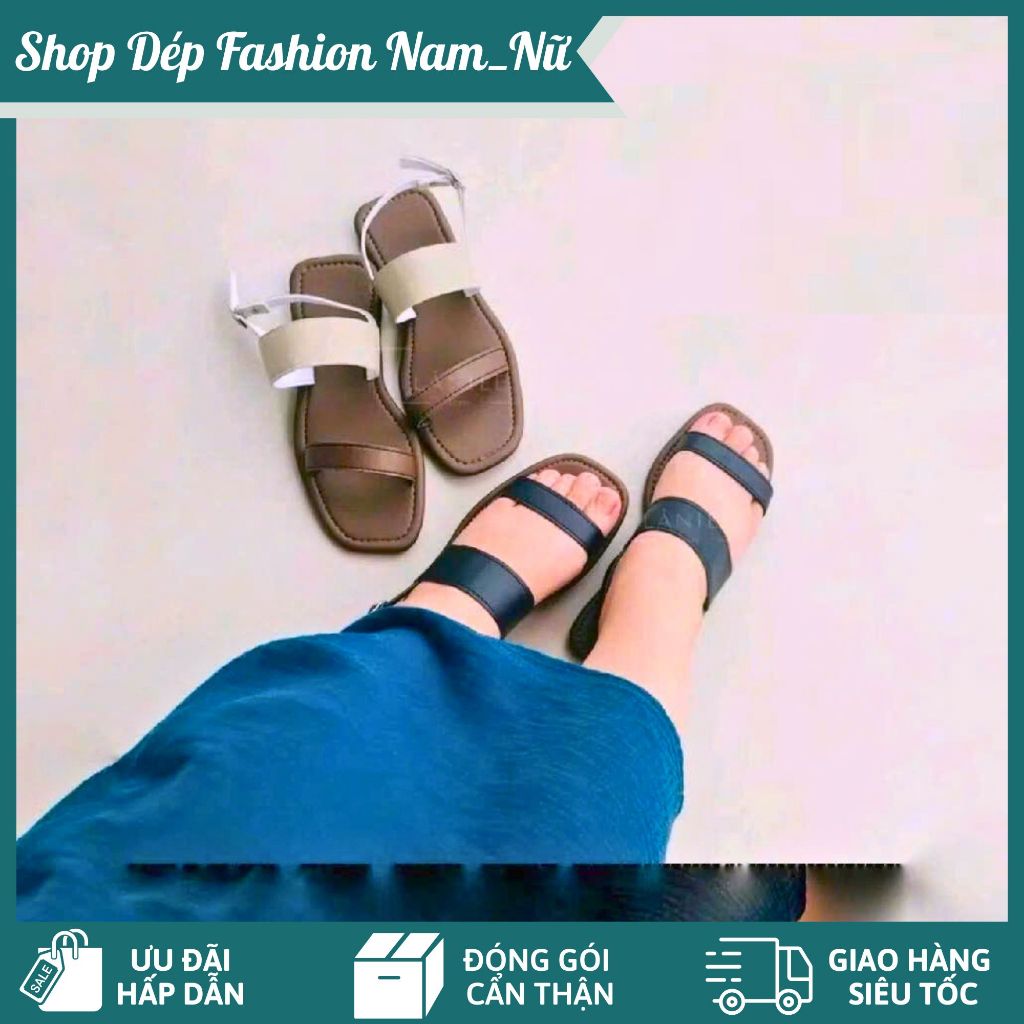 Sandal Nữ Quai Da Trắng Đan Chéo – Dép Nữ Đế Bằng Êm Chân, Phong Cách Thời Trang Hàn Quốc