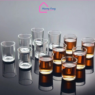 Set 12 chén mắt trâu bằng thuỷ tinh - Ly uống rượu thủy tinh - Phương Trang