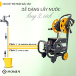 Máy Rửa Xe Gia Đình Mo2155rul - Rulo Quấn Dây Tiện Lợi, Bánh xe di chuyển dễ dàng - Có Núm Chỉnh Áp — ảnh 6
