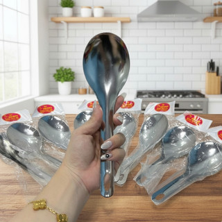 Vá xới cơm bằng inox - vá cơm inox, Muôi xới cơm dùng múc cơm  - Phương Trang