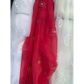 Áo Dài Cách Tân Dáng Suông Jn Design thêu nổi cao cấp tay dài loe đính kết charm- JNN STORE J153