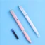 Combo Bút Máy Bấm KT08 - Mỗi bút kèm 1 ống mực không xóa + pistong hút mực lọ, Nét bút 0.38mm viết êm trơn.