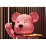 Gấu hồng Bigsize kết nối loa bluetooh, cầm đèn đổi màu - Bearbrick gấu lớn nổi tiếng sáng tạo trang trí phòng khách — ảnh 3