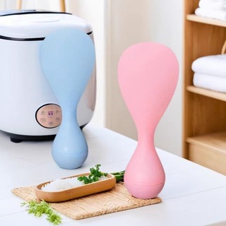 Muôi Xới Cốm Lật Đật Thông Minh -Vá Xới Cơm Chống Dính, Chịu , Không Đổ Trên Mọi Bề Mặt - Dễ Vệ Sinh, Hạt Vân 3D