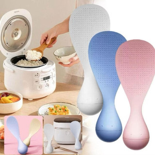 Muôi Xới Cốm Lật Đật Thông Minh -Vá Xới Cơm Chống Dính, Chịu , Không Đổ Trên Mọi Bề Mặt - Dễ Vệ Sinh, Hạt Vân 3D
