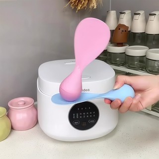 Muôi Xới Cốm Lật Đật Thông Minh -Vá Xới Cơm Chống Dính, Chịu , Không Đổ Trên Mọi Bề Mặt - Dễ Vệ Sinh, Hạt Vân 3D