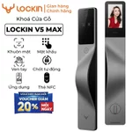 Khóa nhận diện khuôn mặt Lockin V5 Max - Tích hợp màn hình, 10 cách mở khóa, Hỗ trợ Mi Home, HomeKit, BH 24 Tháng — ảnh 1