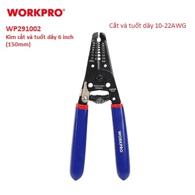 Kìm tuốt dây đa năng WORKPRO WP291002 - 150mm, WP291003 - 200mm, WP291004 - 178mm - Hàng chuẩn chính hãng