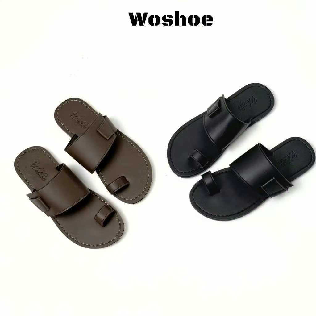 Dép Sandal Quai Ngang Da Mềm Có Quai Ngón – Dép Nam Nữ Thời Trang, Êm Chân, Dễ Phối Đồ