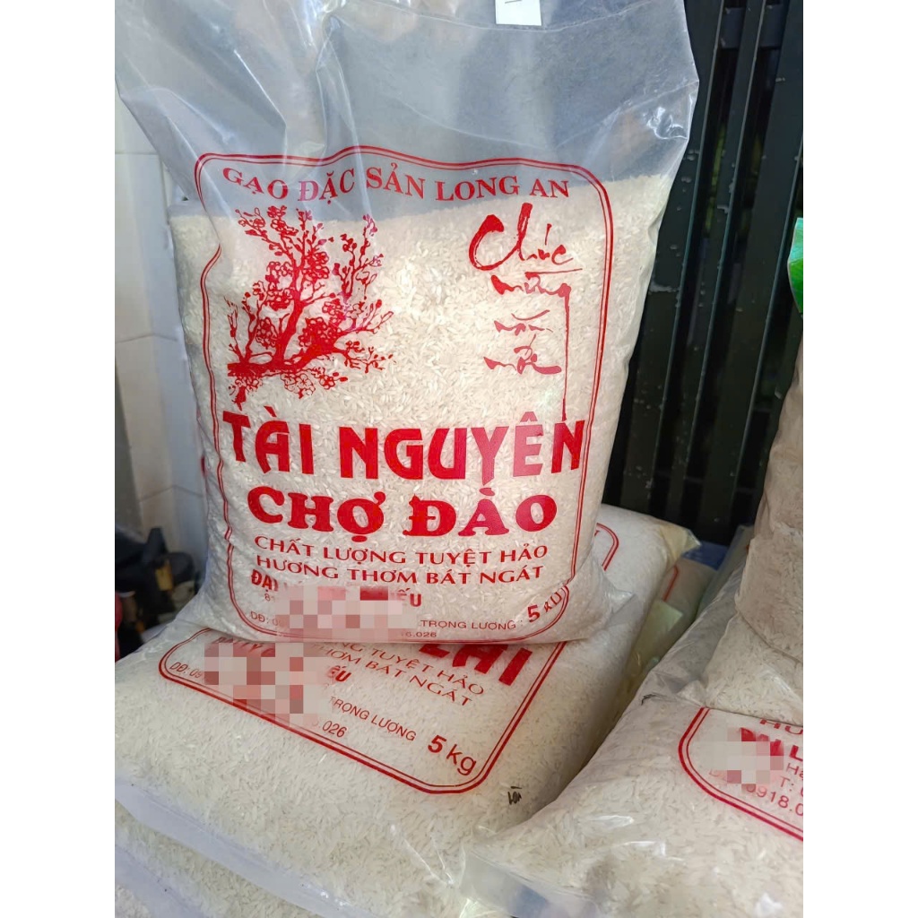 5kg Tài Nguyên cũ 2 năm: làm bánh bò, bánh bèo, bánh xèo, cơm chiên rất ngon - nở tơi, khô, xốp, trắng, không hôi mốc
