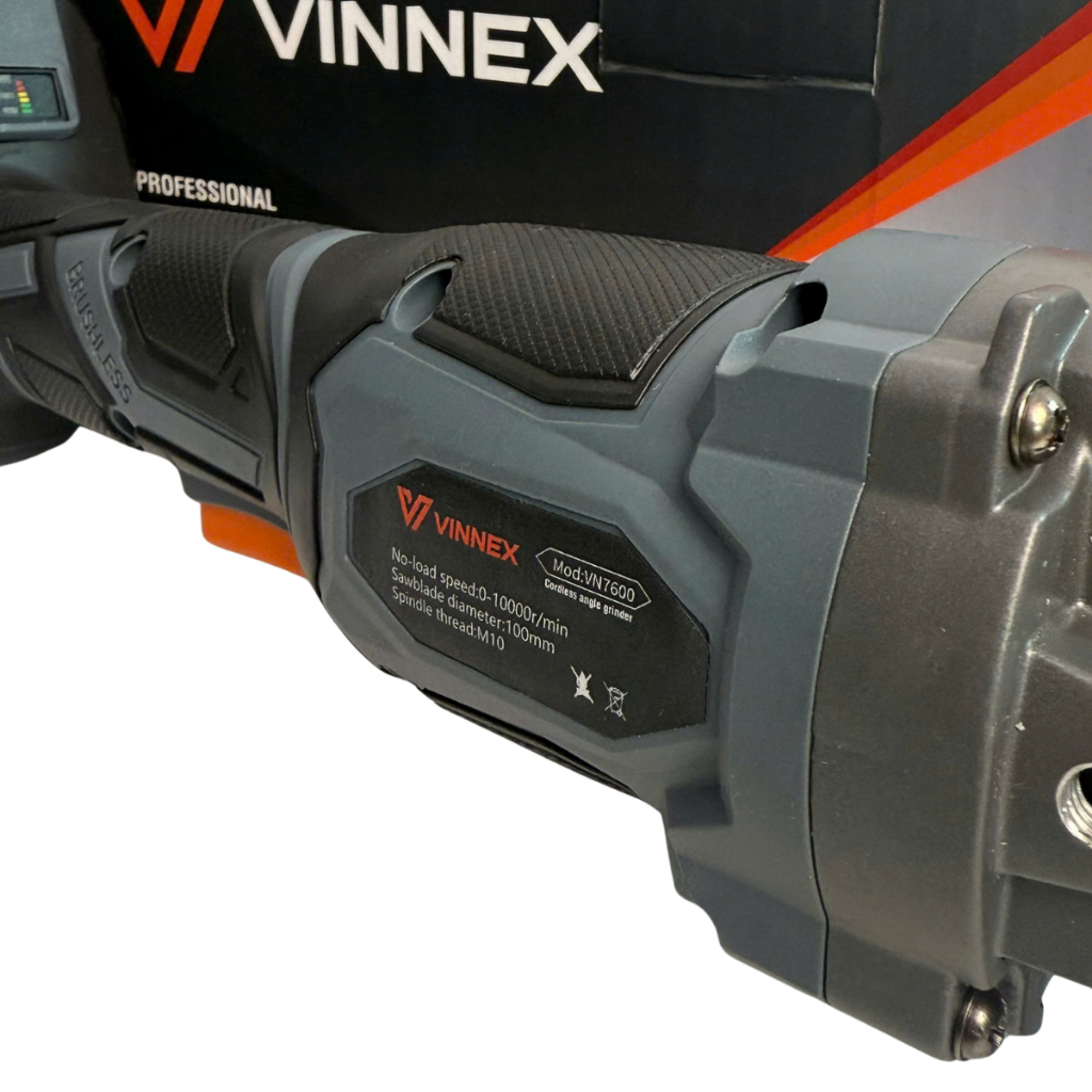 Thân Máy Mài Pin VINNEX Mod VN-7600 Động Cơ Không Chổi Than Chân Pin Phổ Thông
