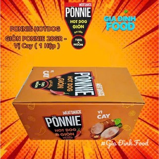[Chọn vị] Combo Hotdog Ponnie Xúc Xích Giòn Ăn Liền (1 Hộp x 20 Cây x 20G)