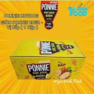 [Chọn vị] Combo Hotdog Ponnie Xúc Xích Giòn Ăn Liền (1 Hộp x 20 Cây x 20G)