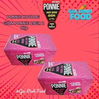 [Chọn vị] Combo Hotdog Ponnie Xúc Xích Giòn Ăn Liền (1 Hộp x 20 Cây x 20G)