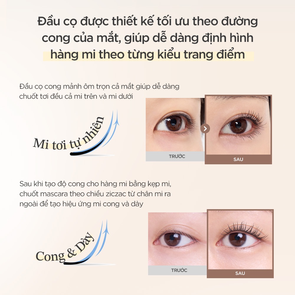 Chuốt Mi Đầu Cọ Mảnh B.O.M Wonderproof Mascara Slim - 4,5G