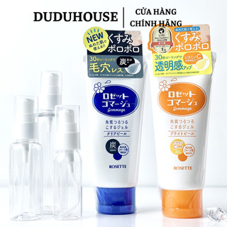 Gel Tẩy Da chết Rosette Peeling Gel loại bỏ sợi bã nhờn cho da căng mịn 120g Duduhose