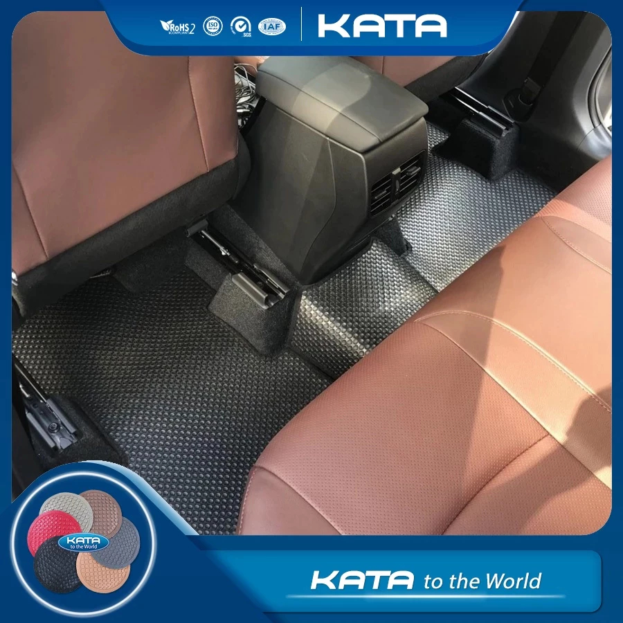 Thảm lót sàn ô tô KATA cho xe Skoda Kushaq 2025,  Thảm để chân xe hơi vừa khít sàn, không thấm nước
