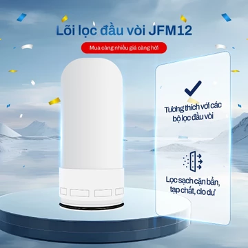 Lõi lọc gốm tương thích bộ lọc đầu vòi Joymie JFM12, lõi lọc nước tại vòi gồm 6 tầng lọc