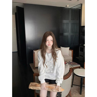 Le rouge | Ribbon sweater Áo nỉ sweater cổ tròn họa tiết nơ nhỏ 🎀🎀🎀