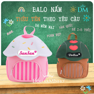 Balo Thêu Tên Cho Bé 0-5 Tuổi ,Đi Học, Đựng Đồ, Thiết Kế Dễ Thương, Phong Cách Hàn Quốc