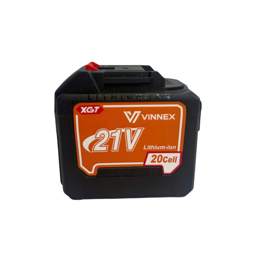 Combo Máy Mài Pin VINNEX VN-7600 Động Cơ Không Chổi Than Chân Pin Phổ Thông Bộ 1 Pin 20cell Và Sạc