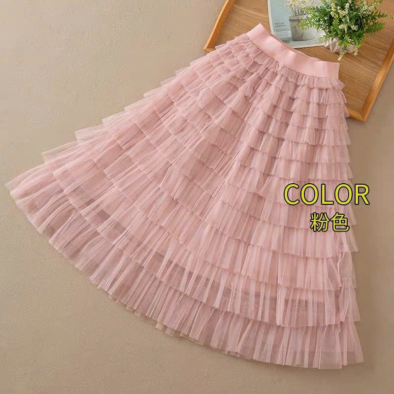 Váy xòe lưới bé gái mềm mại bay bồng phong cách hàn quốc,mặc tết,chụp ảnh,mặc đi chơi,cho bé gái và mẹ từ 13-56kg
