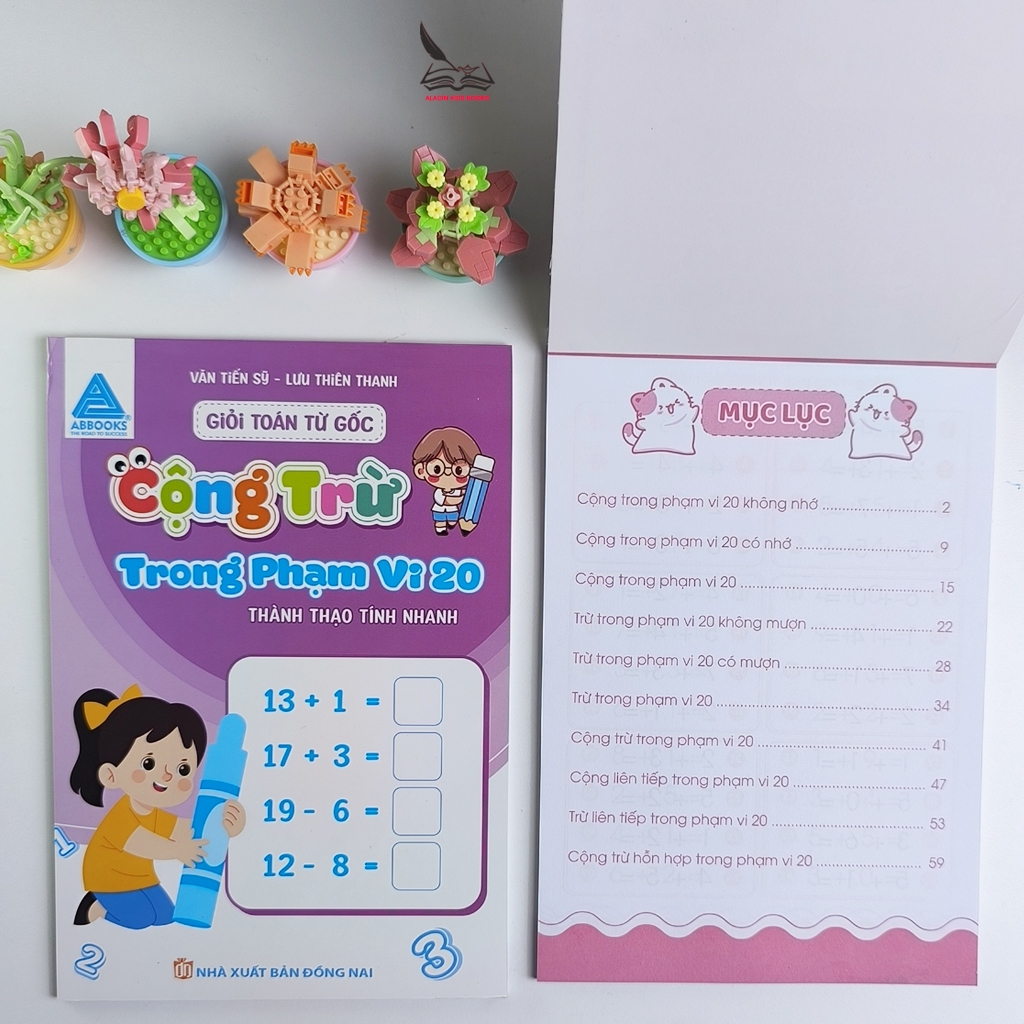 Sách Toán Tư Duy Cho Bé – Giỏi Toán Từ Gốc Cộng Trừ Trong Phạm Vi 10 – 20 – 50 – 100