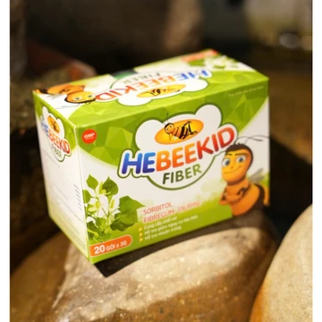 TPBVSK HEBEEKID FIBER-CUNG CẤP CHẤT XƠ,HỖ TRỢ GIẢM NGUY CƠ TÁO BÓN,HỖ TRỢ NHUẬN TRÀNG-HỘP 20 GÓI