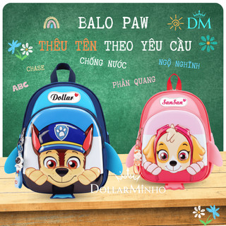 Balo Paw Patrol Cho Bé, Chống Lạc, Dễ Thương Balo Trẻ Em Đi Học Mẫu Giáo Nam Nữ