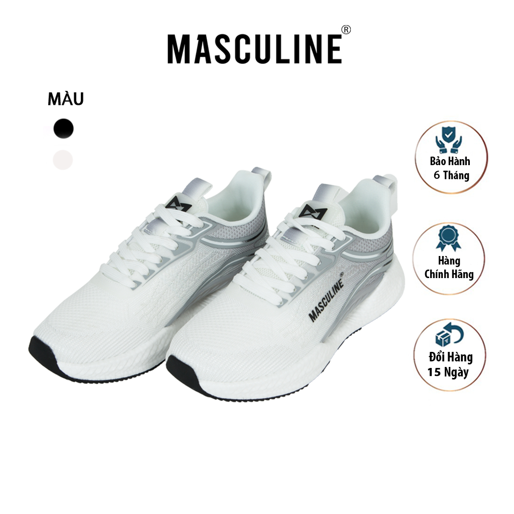 Giày Nam Masculine GTT23.6 – Giày Sneaker Thể Thao Êm Nhẹ, Đế EVA Cao Cấp, Thiết Kế Cá Tính