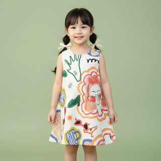 Váy Lanh bé gái, Đầm Lanh bé gái sát nách dáng suông ChuChoaKids [VBC24]