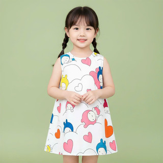 Váy Lanh bé gái, Đầm Lanh bé gái sát nách dáng suông ChuChoaKids [VBC24]