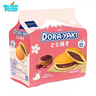 (Thùng x12 túi) Combo Mix 6 vị bánh DORAYAKI - Bánh Rán Doremon KIDO - SIÊU NGON