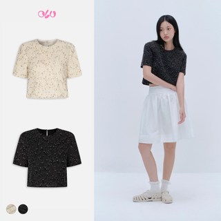 Áo OLV kiểu bố ren croptop Janey nhiều màu dày dặn