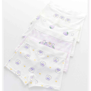 [P04 Su lạnh siêu co giãn] Combo 4 quần su lạnh kháng khuẩn cao cấp cho bé gái, quần chíp đùi thông hơi cho bé 14-49kg