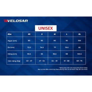 Áo chạy bộ thể thao UNISEX 3 lỗ VELOSAR thoải mái vận động RTT-60075-L03